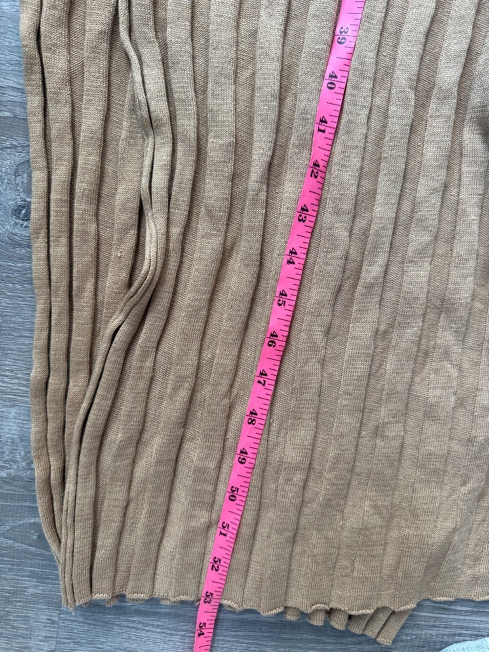 Loulou Studio beige ribbed knit sleeveless midi dress - Picture 12 of 12